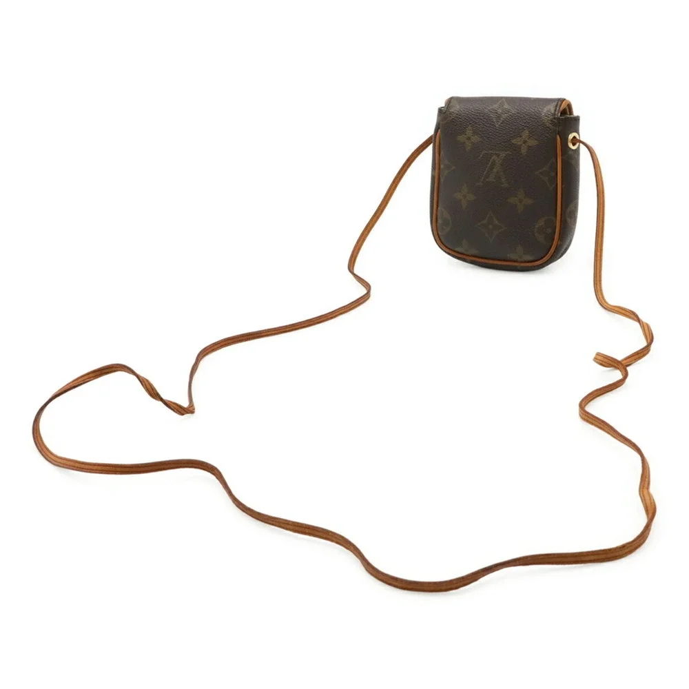 LOUIS VUITTON Brown Monogram Pochette Shoulder Bag